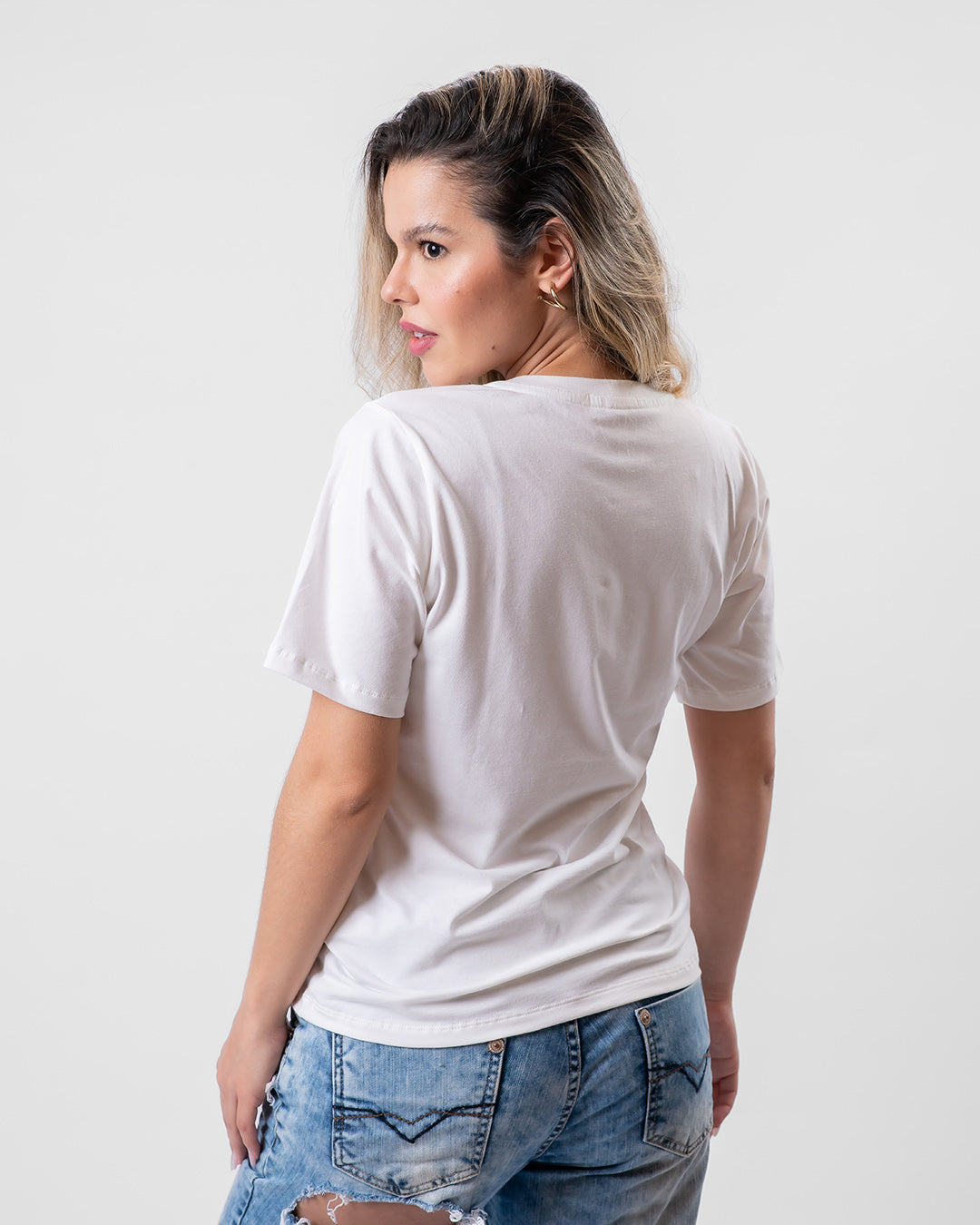 Camiseta de Algodão Premium Off-White