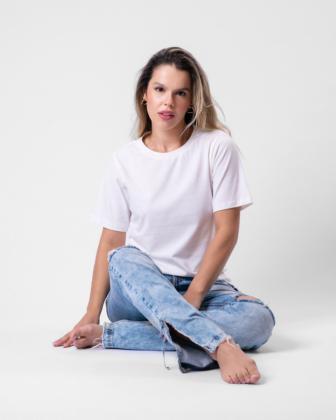 Camiseta de Algodão Premium Off-White